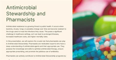 Antimicrobial Stewardship And Pharmacists