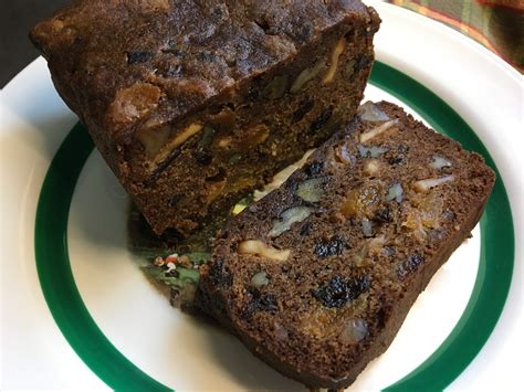 old fashioned fruitcake aged with brandy