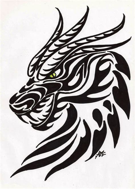 Free Printable Dragon Stencils