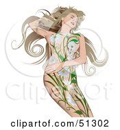 Royalty Free RF Nudity Clipart Illustrations Vector Graphics