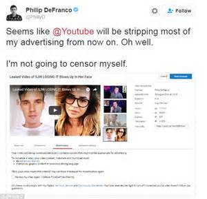Youtube Defends Rules That Strip Adverts From Inappropriate Content
