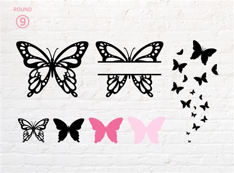 Schmetterling Svg Butterfly Layered Svg Png Dxf Eps Pdf Etsy