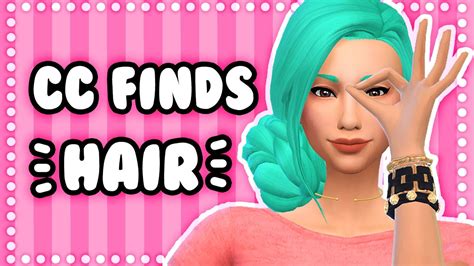 The Sims 4 Cc Finds 6 Hair Maxis Match Childrens Mens Hair Youtube