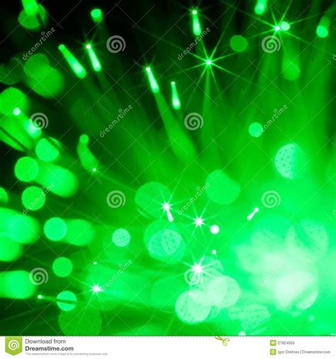 Abstract Background Of Green Spot Lights Stock Image