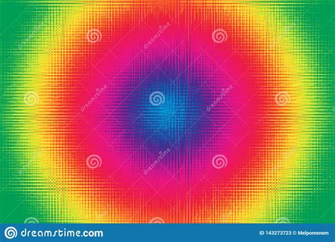 Radial Rainbow Burst Gradient Background Stock Illustration