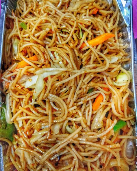 Maybe you would like to learn more about one of these? Vegetarian chowmein - Indian street food OC[1250X4275 ...