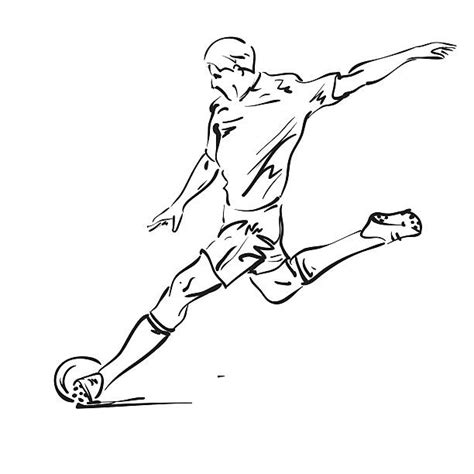 Football Player Outline Illustrations Royalty Free Vector