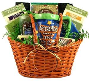 Put the alarm clock in storage. Amazon.com : Retirement Party, Retirement Gift Basket by ...