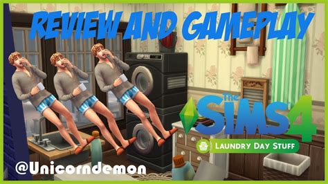The Sims 4 Laundry Day Stuff Reviewgame Play Youtube