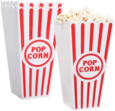 Plastic Popcorn Containers Set Of 4 Au Pantry Food And Drinks