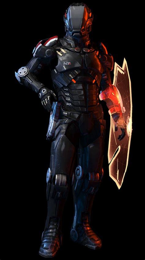 Mass Effect 3 N7 Paladin Mass Effect Futuristic Armour Armor Concept