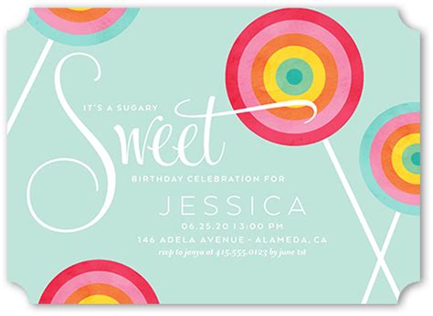 Sweetly Celebrated 5x7 Stationery Card By Elk Design Tiny Prints