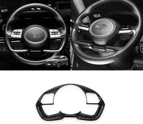 Youtoocar Carbon Fiber Style Steering Wheel Cover Trim