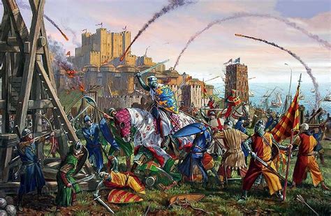 The Army Of French Prince Louis Lays Siege To Dover Castle 1216