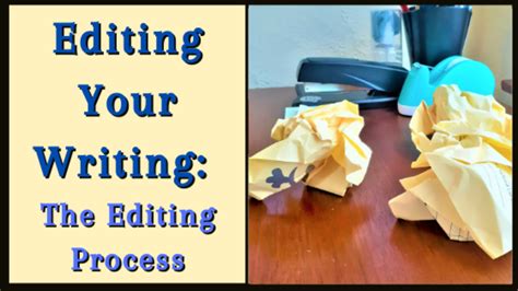 Editing Your Writing The Editing Process Owlcation
