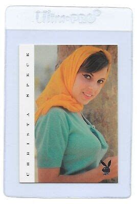 Christa Speck Playboy Trading Card Pmoty German Model