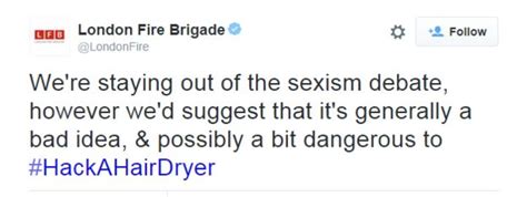 hack a hairdryer campaign aimed at women suddenly backfires bbc news