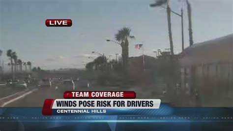 Strong Winds Sweep Through Las Vegas Youtube
