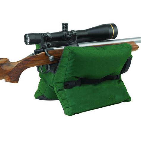 Shooting Range Sand Bag Set Rifle Gun Bench Rest Stand Front Bag