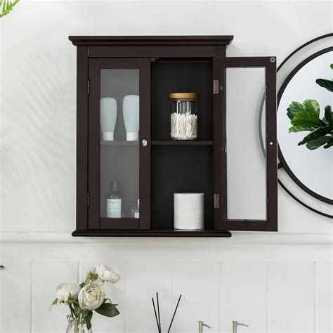 Wall Mounted Cabinet With Glass Doors Ideas On Foter