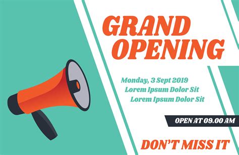 Grand Opening Poster Free Vector Art - (117 Free Downloads)