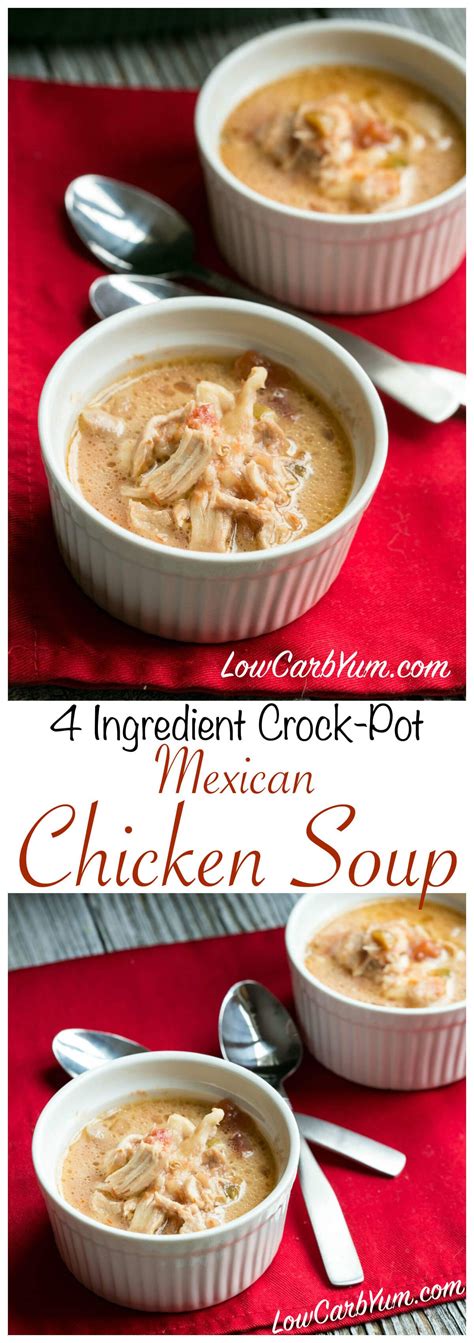 Ldl, known as the bad cholesterol, needs to be watched. Crock Pot Mexican Chicken Soup | Low Carb Yum | Recipes ...