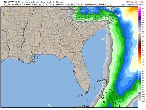 Mike S Weather Page On Twitter Sunday Rainfall Totals Here Leftovers From Ian North Of SC