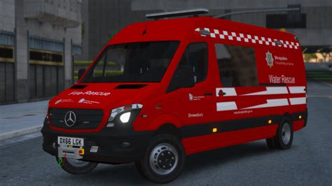 Shropshire Fire And Rescue Service Mercedes Benz Sprinter Wru Gta5