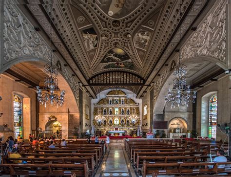 Basilica Del Santo Niño Interior And Alter The Minor Basil Flickr