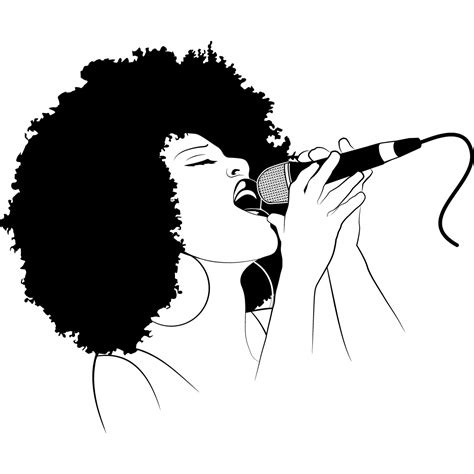 Free Singer Silhouette Cliparts Download Free Singer Silhouette
