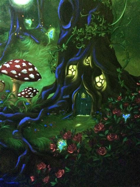 Awasome Enchanted Forest Wall Mural Ideas