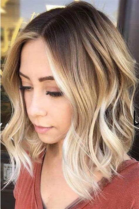 Short Curly Ombre Blonde Bob Hair Wigs Synthetic Middle Part Etsy