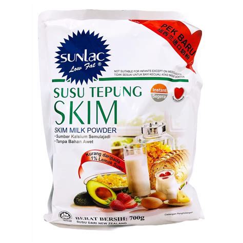Wheat bran, protein powder, salt, skimmed milk powder, eggs, ground black pepper and 3 more. Sunlac Low Fat Skim Milk Powder (700g) | Shopee Malaysia