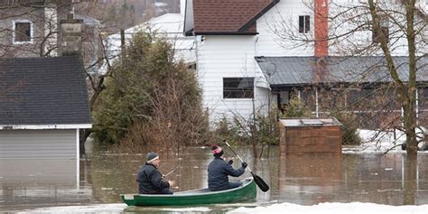 Quebec Flooding Blamed On Spring Thaw And Heavy Rain Thousands Of