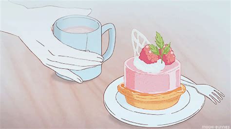 My Little Tea Corner Anime Cake Aesthetic Anime Kawaii Food