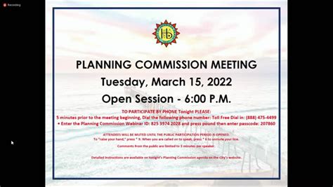 Hermosa Beach Planning Commission Meeting March City Of Hermosa Beach Ca Free