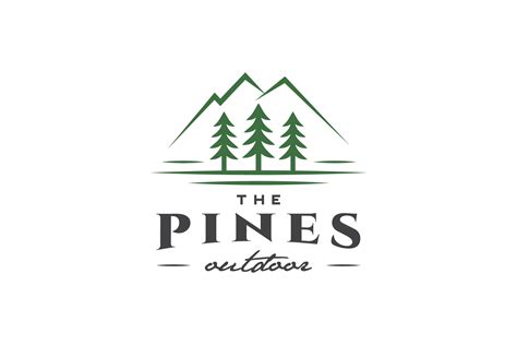 Pines Outdoor Logo 333501 Logos Design Bundles
