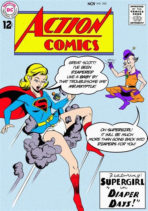Supergirl Diaper Days By Djkazoo On Deviantart