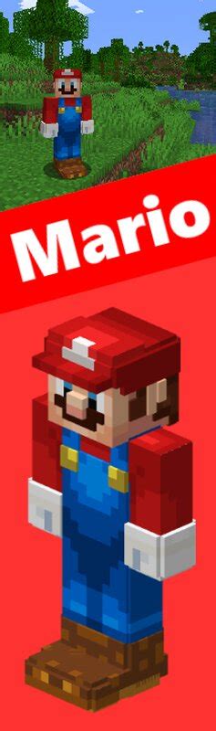 Minecraft Super Mario Mario 3d Skin Java Supermario Minecraft Mod