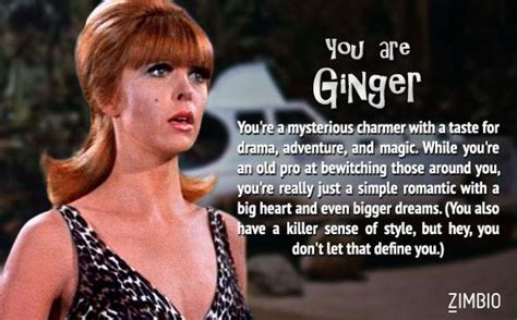 I Took Zimbios Gilligans Island Quiz And Im Ginger Who Are You