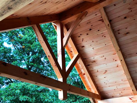 At least most of the time. Custom Timber Porches - Crockett
