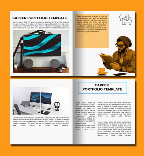 5 Printable Career Portfolio Psd Template Free Room