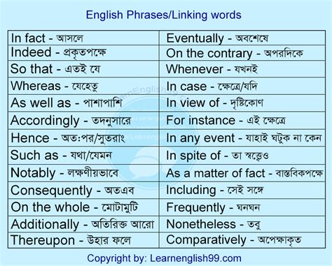 100 English Phraseslinking Words Part 2 Rokomari Bd