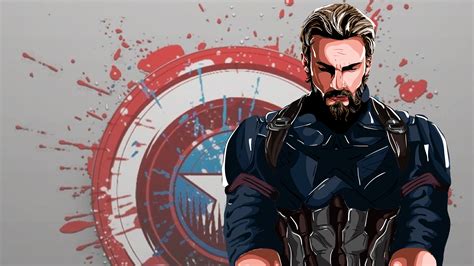 Captain America New Art 4k Superheroes Wallpapers Hd Wallpapers