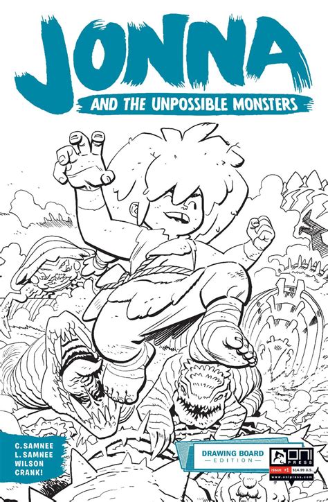 jonna and the unpossible monsters 1 drawing board ed modern age comics