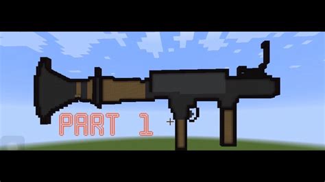 Minecraft Tf2 Rocket Launcher Pixel Art Youtube