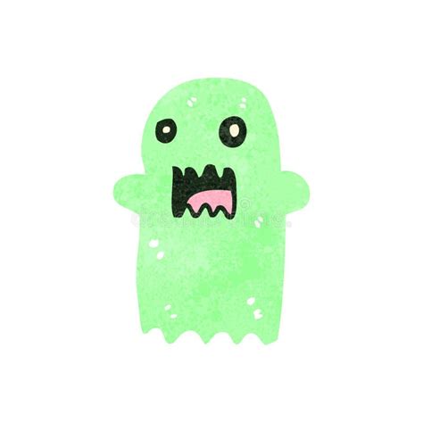 Spooky Retro Cartoon Ghost Stock Illustrations 5553 Spooky Retro