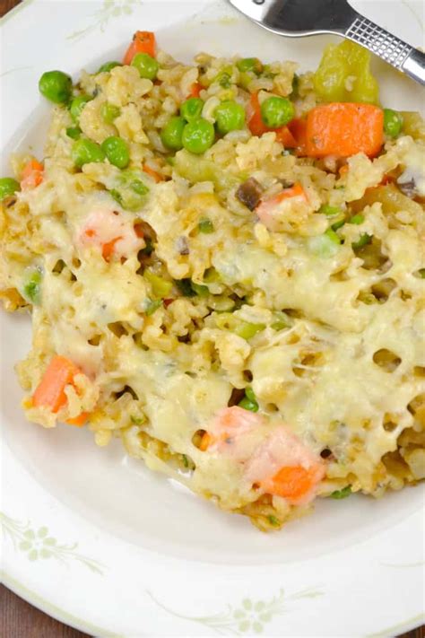 Creamy Vegetable And Rice Casserole Build Your Bite