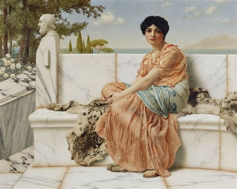In The Days Of Sappho By John William Godward 1904 John William Godward Painting Fine Art