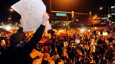 Protests Against Trump Turn Violent In Portland Oregon Bbc News
